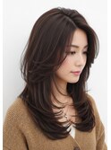 大人レイヤースタイル30代40代50代コテ巻きワンカール髪質改善