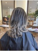 海外ヘアーハッシュカットレイヤーカット