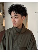 men's/◎ヘッドスパ/アップバングメンズショート/メンズパーマ