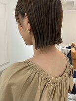 ジュベ 別府店(juve.)&nbsp;別府ショートボブ顔まわりレイヤーカット髪質改善カラー30代