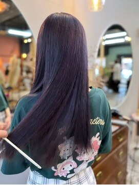 チャプター 問屋町(chapter) ブラックグレージュ髪質改善トリートメントケアブリーチ