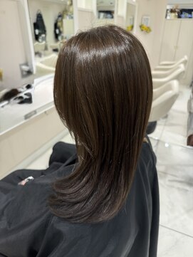 アッシュ 二俣川南口店(Ash) ハッシュカット×オリーブブラウン