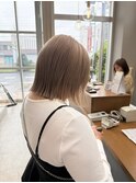 ブロンドミルクティー × ボブ