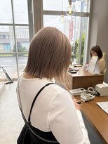 エマピボット 中川本店(EMA PIVOT) ブロンドミルクティー × ボブ