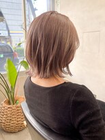 リアン(lien) ケアブリーチ1回×ミルクティーベージュ