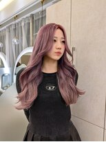 ネモネ バイ ミリー 梅田茶屋町(nemone by milly)&nbsp;ラベンダーピンク/韓国風レイヤーカット