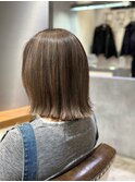 【艶髪ブラウン】【髪質改善カラー】【日本橋人形町】