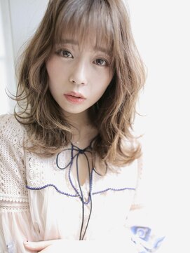 アグ ヘアー イロア 都島店(Agu hair iroa) フェミニンな波ウェーブミディ