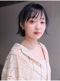 小顔ショート×顔まわりレイヤー【担当:ISAO】