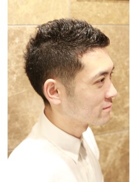バルビエ グラン 銀座(barbier GRAND) フェードカット/かき上げヘア/涼しげヘア