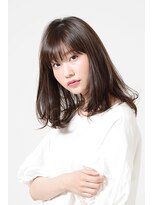 アース 豊崎店(HAIR&MAKE EARTH)&nbsp;ニュアンスストレートロブ【EARTH豊崎店】