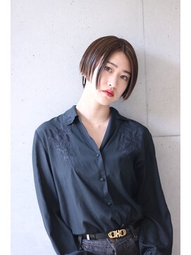 アンドヘアー 西葛西(&-HAIR) 【&- hair/鈴木孝治】大人シンプルボブ 西葛西