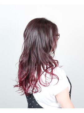 クリップ ジョイント ゴッド(CLIP JOINT GOD) ワインレッドグラデーション