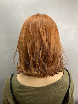 ヘアサロンエム 渋谷店(HAIR SALON M) オレンジ