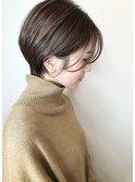 ハンサムショート_シナモンベージュ