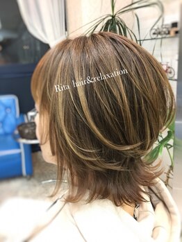 リタ ヘアアンドリラクゼーション(Rita hair&Relaxation)の写真/白髪染め、繰返しカラーも◎！カラー専門店級の安さ【クイックカラー（セルフブロー）】話題の白髪ぼかしも