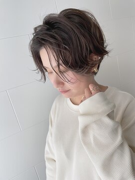 ルポ 京都四条河原町店(repos) ハイライトで透明感抜群ショート