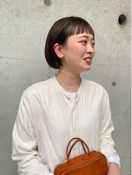 カンナ オーガニック ヘアデザイン(CANNA ORGANIC & HAIR DESIGN) 【CANNA/代官山】ワイドバングミニボブ