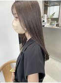 ブリーチカラー グレージュカラー レイヤーカット