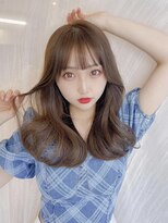 ポケット(pocket)&nbsp;フェザーバングとレイヤーで大人かわいいオルチャンヘア