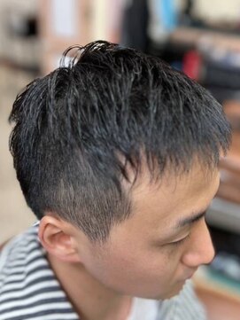 アポロカットステージ 相模大野店 アップバング/ツーブロックマッシュ<理容室>[メンズ/相模大野]