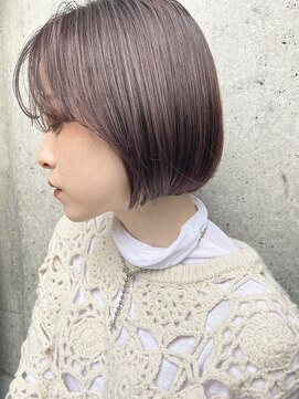 プランツヘアー 大人の内巻き切りっぱなしボブ 福岡美容室 博多美容室 原依里
