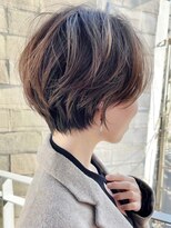 アイドットプラス 表参道(i.+omotesando) シルキーベージュ斜めバングデザインカラー