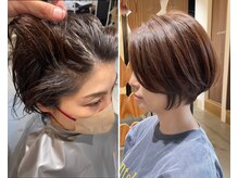 【これがSanta'Fe式 白髪ぼかし】お客様施術例、Before&Afterのご紹介