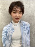 ニュアンスパーマ/レイヤーカット/ハンサムショート[池袋駅]