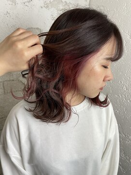 プライズ 成増店(prize) イヤリングカラーカシスピンクシアーカラー成増