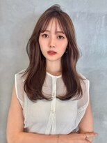 ロンドローズ 名古屋(Lond damaskRose)&nbsp;ブリーチ 学割 オリーブベージュ レイヤーカット リタッチ12