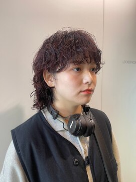 クィーンズガーデンバイケーツーギンザ(QUEEN’S GARDEN by K two GINZA) ウルフパーマ/ブラウンレッド