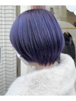 ジェムヘアスタジオ 湘南平塚南口店(Gem Hair Studio)&nbsp;ショートボブ×ラベンダーカラー【Gem 神原】