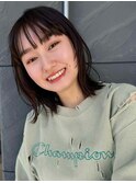 似合わせ小顔レイヤーミディ_原宿/髪質改善