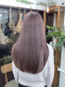 リッカ(RICCA) 【ダブルカラー】ラベンダーグレージュ ロングヘア/恵比寿/家田