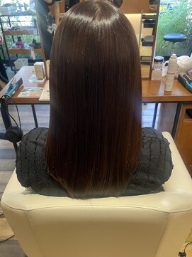 サラビューティーサイト 志免店(SARA Beauty Sight) 【あんstyle】髪質改善ストレートでツヤ髪に！