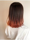パーシモンオレンジグラデーション