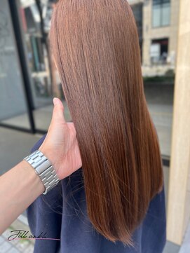 ジル アンク(Jill ankh) 《姫路 Jillankh》ベージュブラウン ダブルカラー 赤み消し