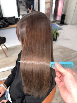 ヘアサロン エフ 渋谷(F) #アッシュブラウン　#髪質改善　#艶カラー