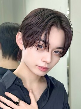 ナレ(NARE) 【AYUKI】レッドブラウン×センターパート