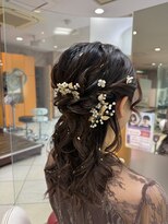 アース 津田沼店(HAIR&MAKE EARTH)&nbsp;ハーフアップ