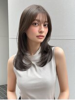 レア 渋谷(Le'a) 【Le’a】レイヤーカット グレージュカラー