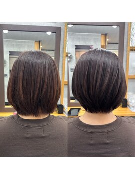 ナチュラル 泉中央店(Natural) ショート×ケアルーガ