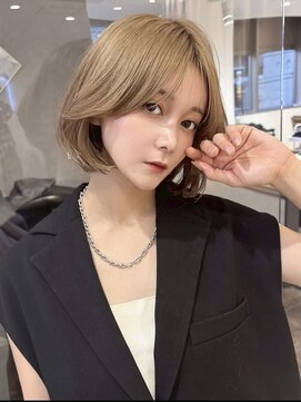 アスター 天神大名店(Aster) 似合わせカット/ダークアッシュ/ミディアムレイヤーカット