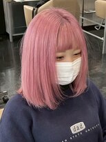 アウラ(AURA)&nbsp;盛岡駅ハイトーンカラーブリーチデザインカラーブロンドレイヤー