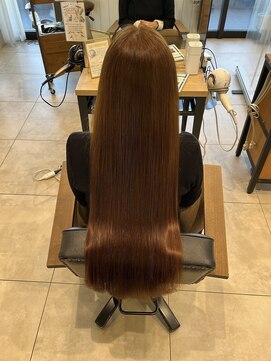 エクファ ヘアエステアンドスパ(ex-fa hair esthe&spa) 着物ヘア/大人ガーリー/ダークアッシュ/似合わせカット/南草津UP