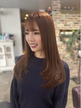 オルト(Ort) やわらかレイヤー×ツヤ暖色ロング