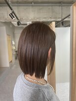 ピークス 渋谷店(Peaks) アッシュブラウン/ミディアムレイヤー/韓国巻き/顔周りカット