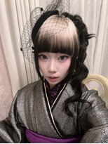 ロテサカエ(Lote.Sakae)&nbsp;着物ヘア/大人ガーリー/デザインカラー/似合わせカット/名古屋