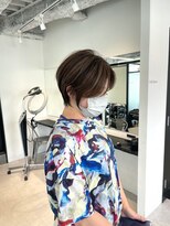 ジービージー(GBG)&nbsp;くびれショートボブ40代50代グレイカラー白髪染め白髪ぼかし